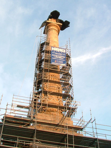 Restauro do Obelisco da Boavista